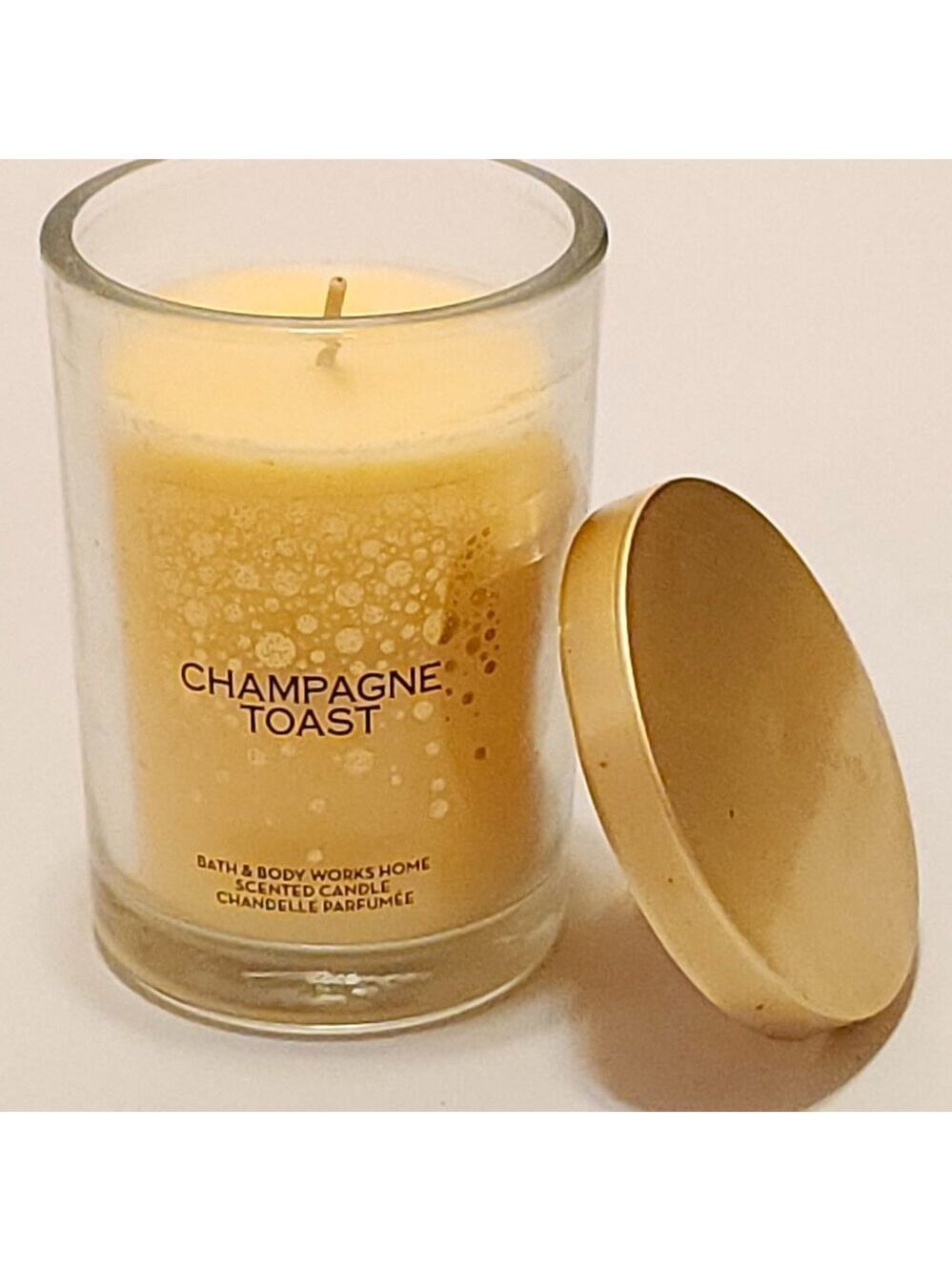 RETRO Bath and Body Works CHAMPAGNE TOAST Jar Candle 170g/6oz